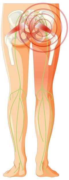 Путь нервов от позвоночника до ноги